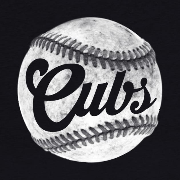 Cubs Ball by Throwzack